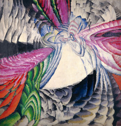 František Kupka. Localization of Graphic Motifs II. 1912–13. Oil on canvas, 78 3/4 × 76 3/8″ (200 × 194 cm), frame: 78 3/4 × 76 3/8″ (200 × 194 cm). National Gallery of Art, Washington, D.C., Ailsa Mellon Bruce Fund and Gift of Jan and Meda Mladek. Image courtesy of the National Gallery of Art, Washington. © 2012 Artists Rights Society (ARS), New York/ADAGP, Paris