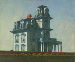 Edward Hopper. House by the Railroad. 1925. Oil on canvas, 24 × 29″ (61 × 73.7 cm). The Museum of Modern Art, New York. Given anonymously. Digital Image © The Museum of Modern Art, New York, Digital Imaging Studio