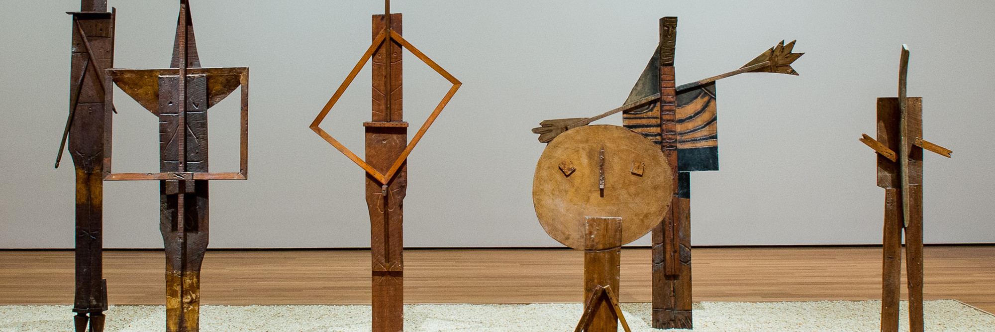 Installation view of Picasso Sculpture. The Museum of Modern Art, New York, September 14, 2015–February 7, 2016. © 2015 The Museum of Modern Art. Photo: Pablo Enriquez