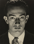Man Ray (Emmanuel Radnitzky). Salvador Dali. 1929. Sitter: Salvador Dalí. Gelatin silver print, 9 × 7 1/16″ (22.9 × 17.9 cm). Gift of James Thrall Soby. © 2016 Man Ray Trust/Artists Rights Society (ARS), New York/ADAGP, Paris