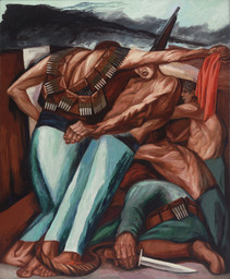 José Clemente Orozco. Barricade. 1931. Oil on canvas, 55 × 45″ (139.7 × 114.3 cm). Given anonymously. © 2016 José Clemente Orozco / Artists Rights Society (ARS), New York / SOMAAP, Mexico