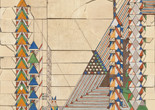 Frank Lloyd Wright. Triangles in Color/September. c. 1929. Tile mosaic. The Frank Lloyd Wright Foundation Archives (The Museum of Modern Art | Avery Architectural &amp; Fine Arts Library, Columbia University, New York)