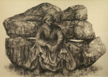 Charles White (American, 1918–1979). General Moses (Harriet Tubman). 1965. Ink on paper, 47 × 68&#34; (119.4 × 172.7 cm). Private collection. © The Charles White Archives/ Courtesy of Swann Auction Galleries