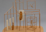 Alberto Giacometti. The Palace at 4 a.m. 1932. Wood, glass, wire, and string, 25 x 28 1/4 x 15 3/4&#34; (63.5 x 71.8 x 40 cm). Purchase. © 2019 Artists Rights Society (ARS), New York/ADAGP, Paris
