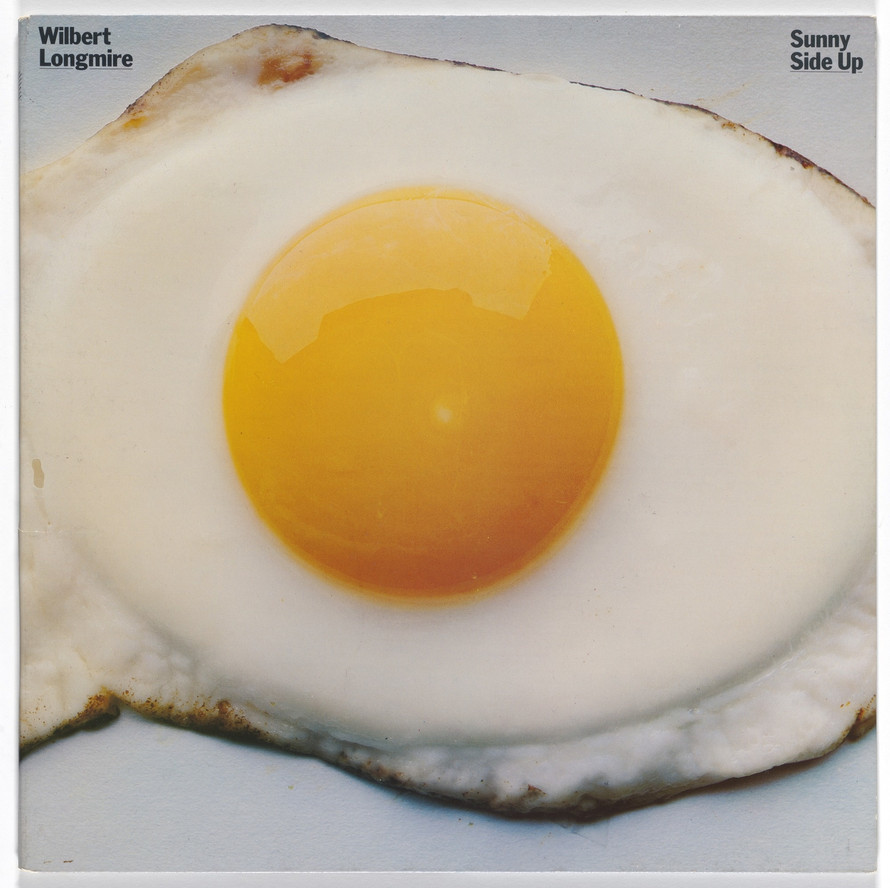 Paula Scher, John Paul Endress. Album cover for Wilbert Longmire, Sunny Side Up. 1978