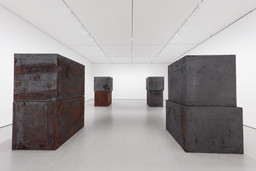 Richard Serra. Equal. 2015. Forged weatherproof steel, eight blocks, each block 60 × 66 × 72&#34; (152.4 × 167.6 × 182.9 cm). Gift of Sidney and Harriet Janis (by exchange), Enid A. Haupt Fund, and Gift of William B. Jaffe and Evelyn A. J. Hall (by exchange)