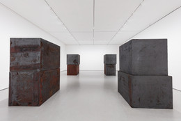 Richard Serra. Equal. 2015. Forged weatherproof steel, eight blocks, each block 60 × 66 × 72&#34; (152.4 × 167.6 × 182.9 cm). Gift of Sidney and Harriet Janis (by exchange), Enid A. Haupt Fund, and Gift of William B. Jaffe and Evelyn A. J. Hall (by exchange)