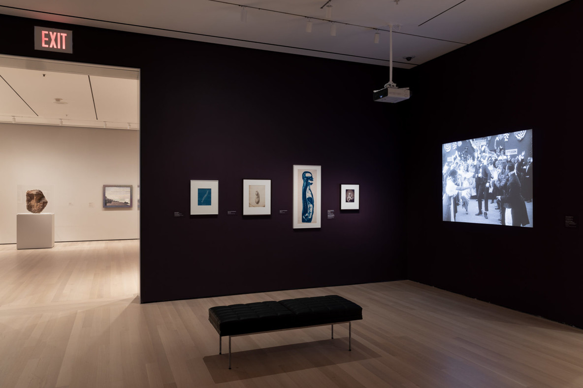 Installation view of Gallery 502, looking into Gallery 501