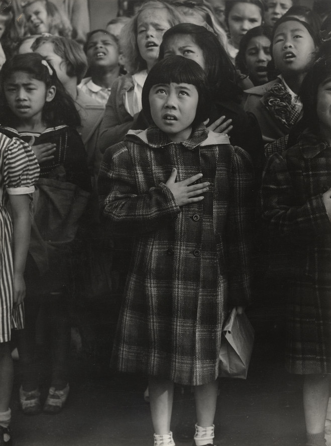 Dorothea Lange. One Nation Indivisible, San Francisco. 1942