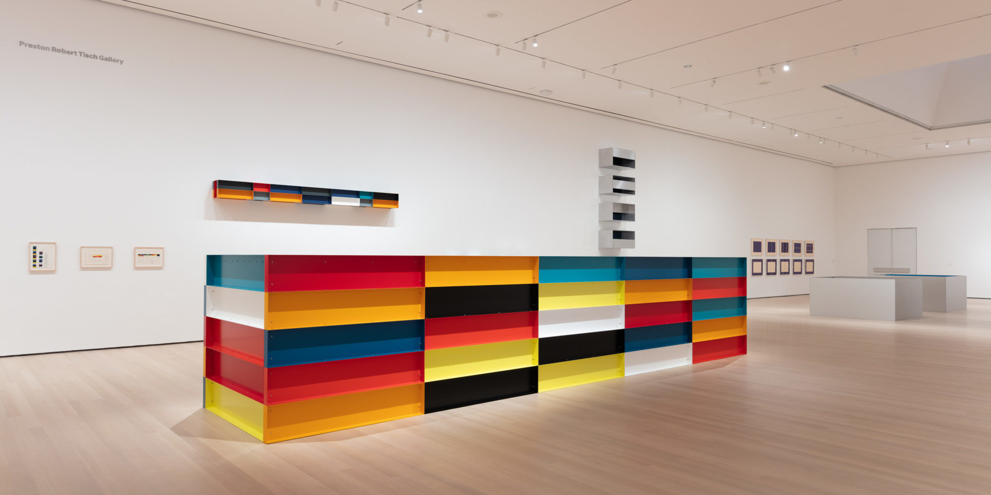 Installation view of Judd, The Museum of Modern Art, New York, March 1–July 11, 2020. Digital Image © 2020 The Museum of Modern Art, New York. Photo: Jonathan Muzikar