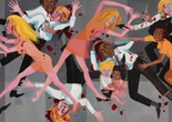 Faith Ringgold. American People Series #20: Die. 1967. Oil on canvas, two panels, 72 × 144&#34; (182.9 × 365.8 cm). Acquired through the generosity of The Modern Women&#39;s Fund, Ronnie F. Heyman, Glenn and Eva Dubin, Lonti Ebers, Michael S. Ovitz, Daniel and Brett Sundheim, and Gary and Karen Winnick
