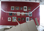 Damage to the “For a Humanist Art” section of Ten Stories from the Sursock Museum Collection, August 5, 2020. Photo: Rowina BouHarb. Courtesy Sursock Museum