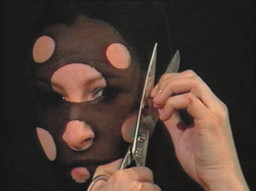 Sanja Iveković. Personal Cuts. Video (color, sound), 4min. Gift of Jerry I. Speyer and Katherine G. Farley, Anna Marie and Robert F. Shapiro, Marie-Josée and Henry R. Kravis, and Committee on Media and Performance Art Funds. © 2020 Sanja Ivekovic