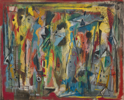 Norman Lewis, Phantasy II, 1946. Oil on canvas, 28 1/8 x 35 7/8&#34; (71.4 x 91.2 cm). Gift of The Friends of Education of The Museum of Modern Art. Photo: John Wronn