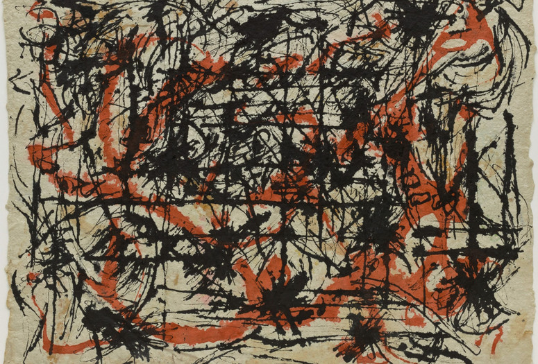 Jackson Pollock. Untitled. 1953-54. Ink and colored ink on paper. Gift of Mr. and Mrs. Ira Haupt. © 2021 Pollock-Krasner Foundation/Artists Rights Society (ARS), New York