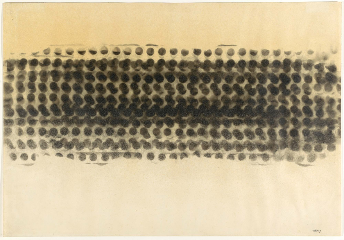 Otto Piene. Untitled (Smoke Drawing). 1959
