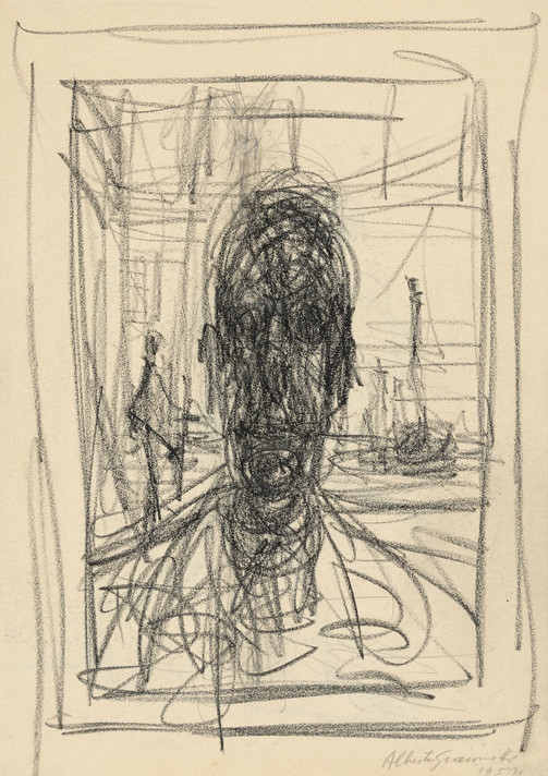 Alberto Giacometti. Portrait. 1951