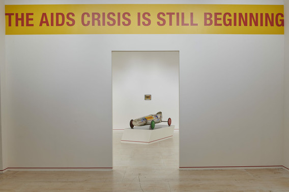 Gregg Bordowitz’s Drive (2002/2019/2021), in the exhibition Gregg Bordowitz: I Wanna Be Well