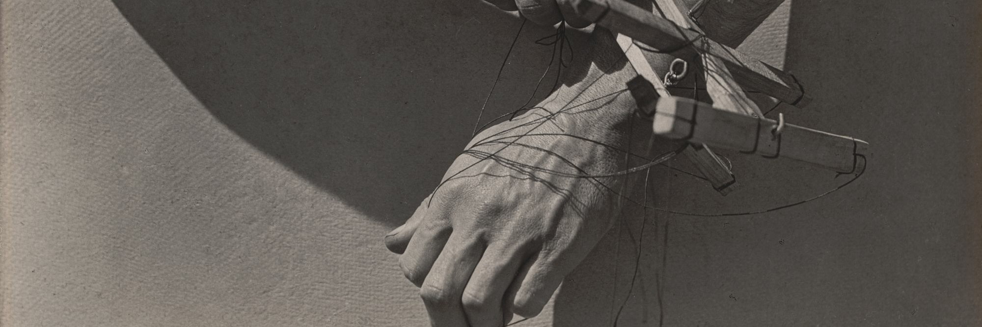 Tina Modotti. Hands of Marionette Player. 1929. Gelatin silver print, 7 1/2 × 9 1/2&#34; (19 × 24.1 cm). Anonymous gift