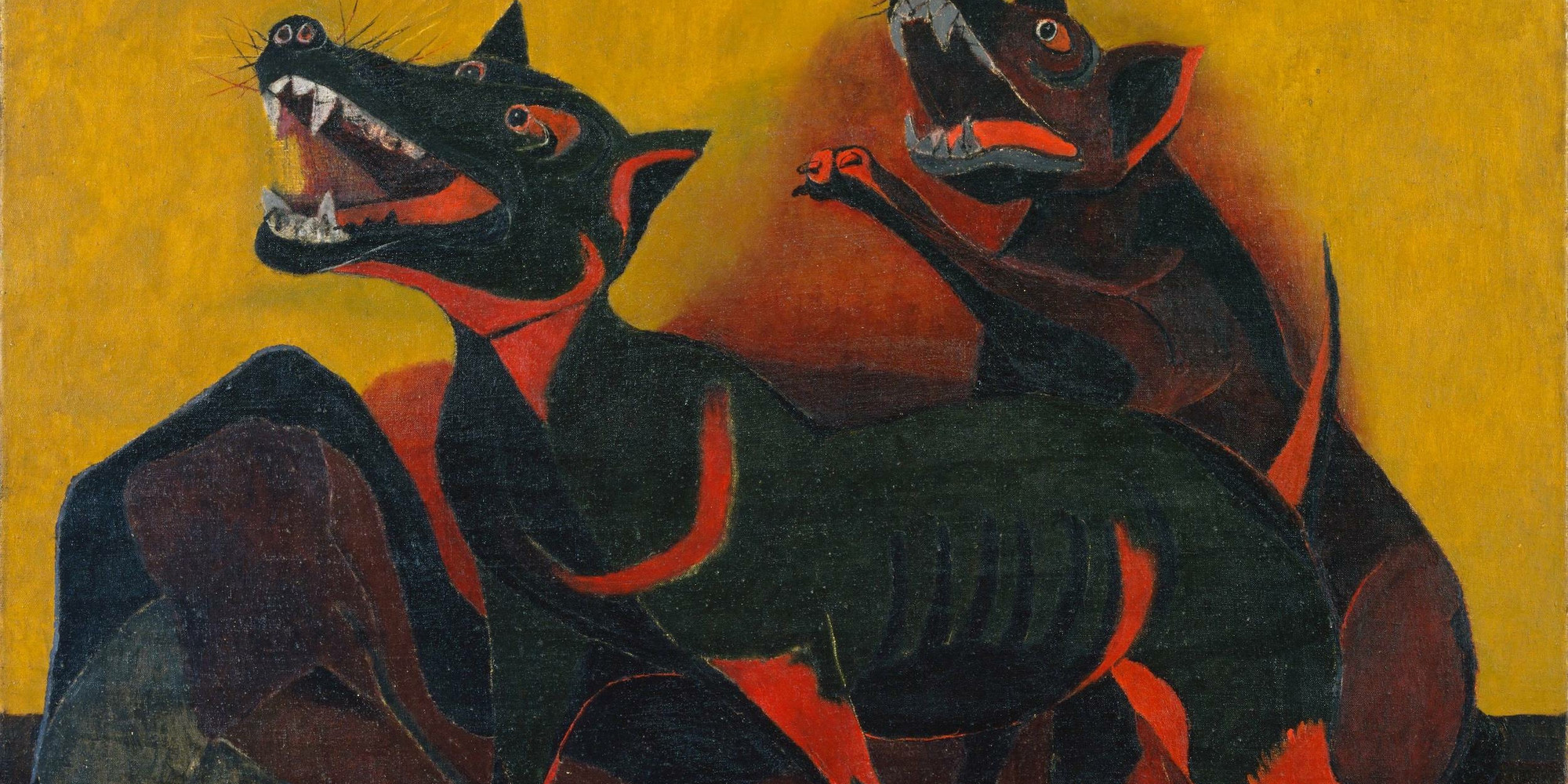 Rufino Tamayo. Animals. 1941. Oil on canvas, 30 1/8 × 40&#34; (76.5 x 101.6 cm). The Museum of Modern Art, New York. Inter-American Fund