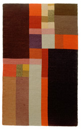 Sophie Taeuber-Arp. Vertical-Horizontal Composition. c. 1917. Wool on canvas. 18 7/8 x 11 5/8" (48 x 29.5 cm). Private collection, on long-term loan to the Aargauer Kunsthaus Aarau, Switzerland. Courtesy Aargauer Kunsthaus Aarau, photo Peter Schälchli.